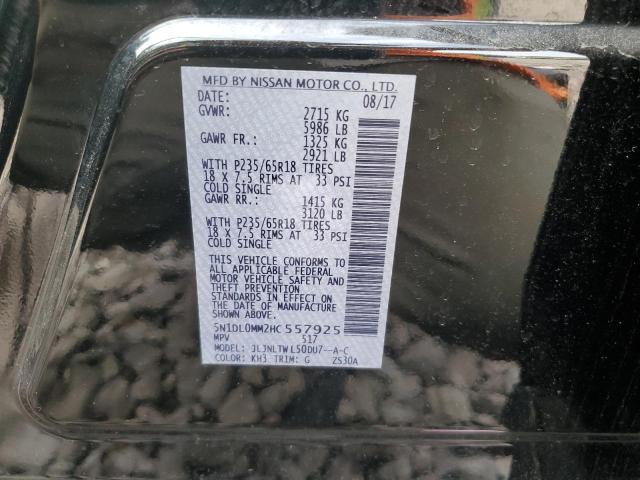 5N1DL0MM2HC557925 Infiniti QX60
