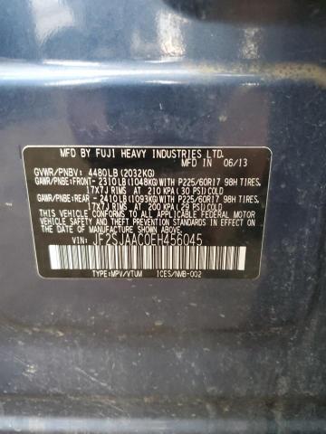 JF2SJAAC0EH456045 Subaru Forester 2.5i