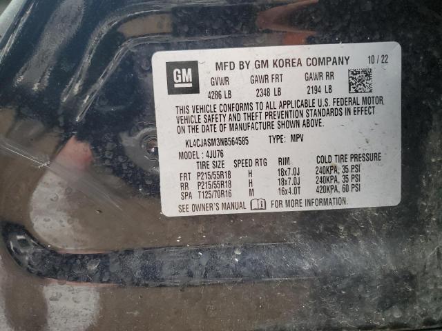 KL4CJASM3NB564585 Buick Encore Preferred