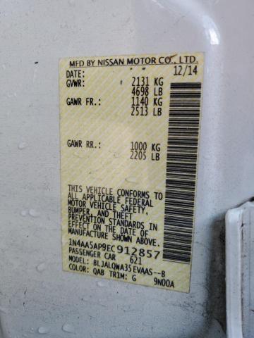 1N4AA5AP9EC912857 Nissan MAXIMA S