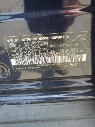 JA4AD3A34KZ012485 Mitsubishi Outlander Se