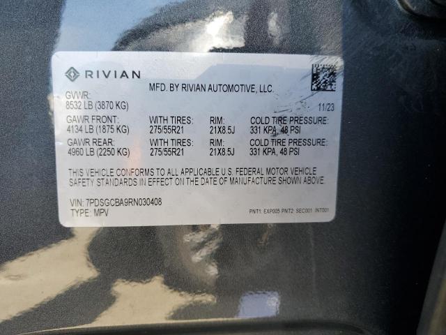 7PDSGCBA9RN030408 Rivian R1s Adventure