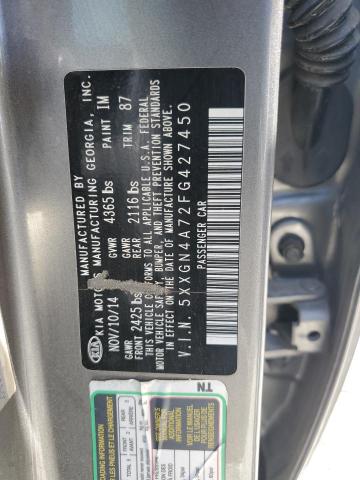 5XXGN4A72FG427450 KIA OPTIMA EX