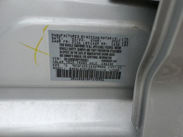 3N1AB8BV8PY290951 Nissan SENTRA S