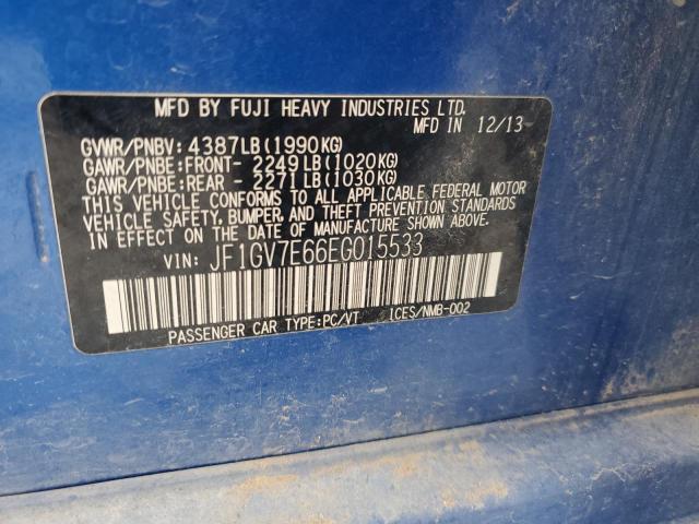 JF1GV7E66EG015533 Subaru Impreza Wrx