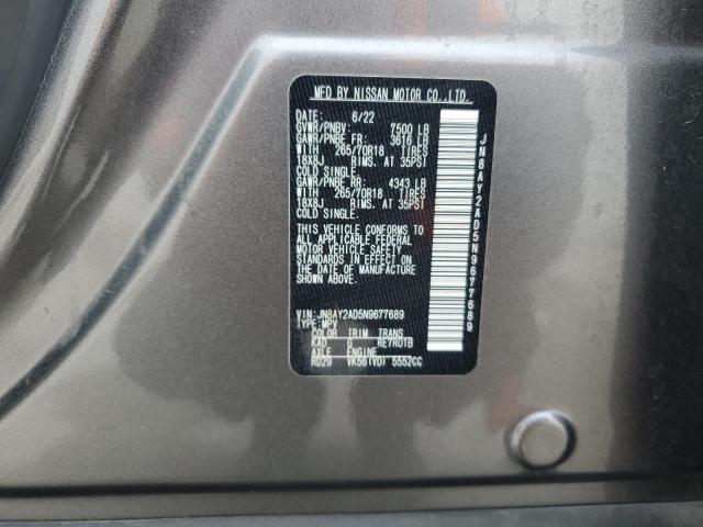JN8AY2AD5N9677689 Nissan ARMADA S
