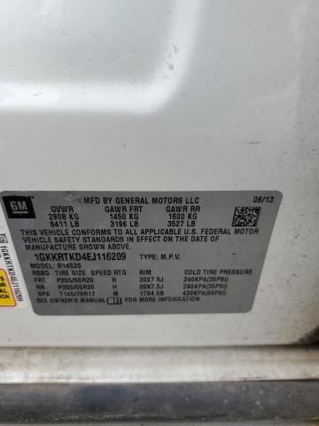 1GKKRTKD4EJ116209 GMC Acadia Denali