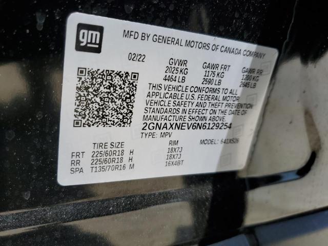 2GNAXNEV6N6129254 Chevrolet EQUINOX PR