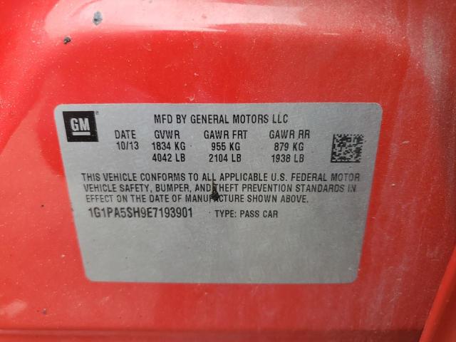 1G1PA5SH9E7193901 Chevrolet CRUZE LS