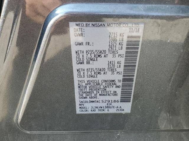 5N1DL0MM5KC529186 Infiniti QX60 LUXE