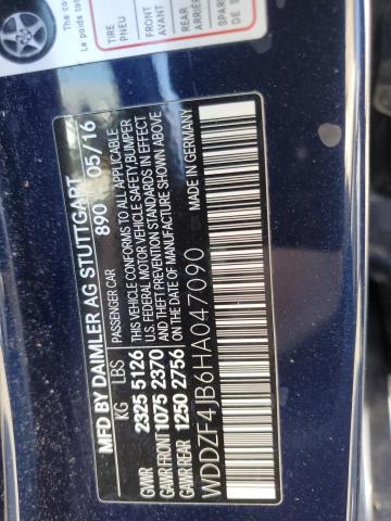 WDDZF4JB6HA047090 Mercedes-Benz E 300