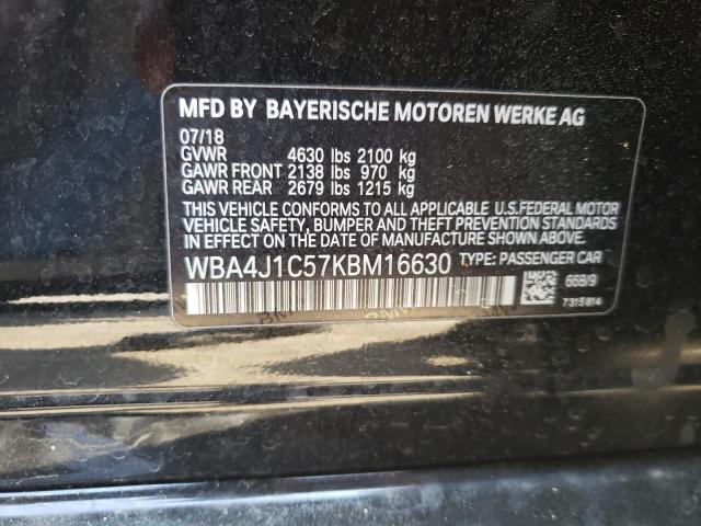 WBA4J1C57KBM16630 BMW 430i Gran Coupe