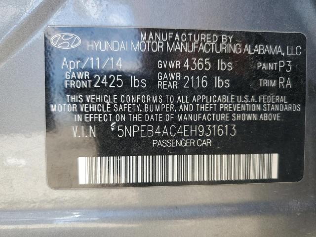 5NPEB4AC4EH931613 Hyundai SONATA GLS