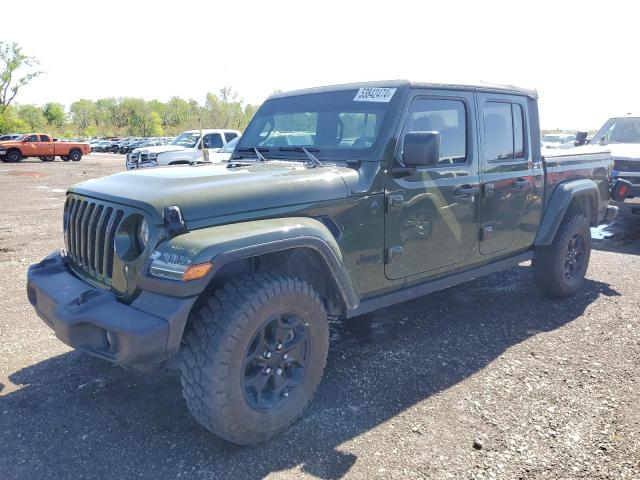 Auction sale of the 2022 Jeep Gladiator Sport, vin: 1C6HJTAG9NL164731, lot number: 53842474