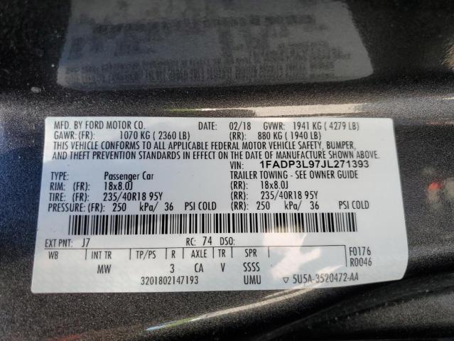 1FADP3L97JL271393 Ford FOCUS ST