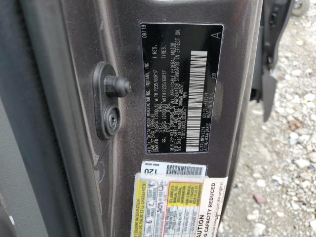 5TDYZ3DC0LS038571 Toyota SIENNA XLE