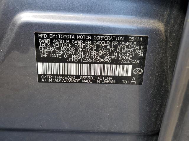 JTHBF1D24E5038980 Lexus IS 250
