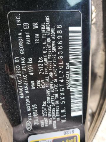 5XXGT4L30LG386988 KIA Optima Lx