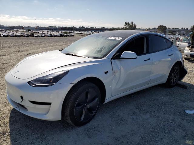 2021 Tesla Model 3 მანქანა იყიდება აუქციონზე, vin: 5YJ3E1EB1MF079765, აუქციონის ნომერი: 55383574