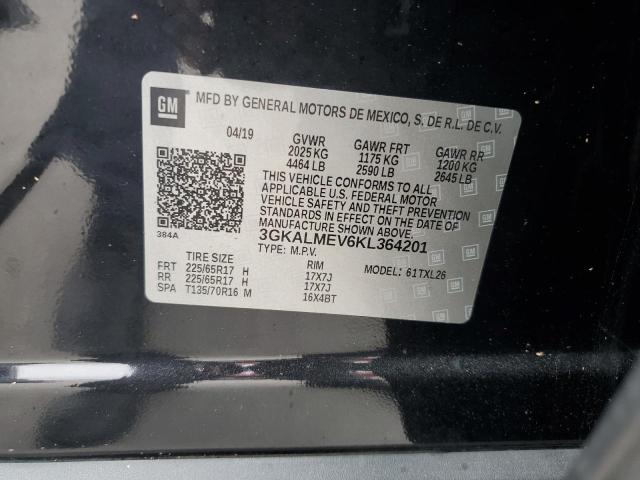 3GKALMEV6KL364201 GMC Terrain Sle