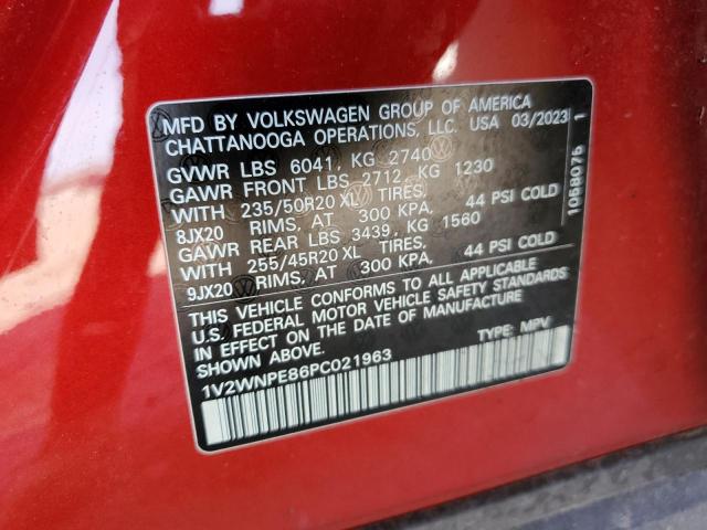 1V2WNPE86PC021963 Volkswagen ID.4 PRO S