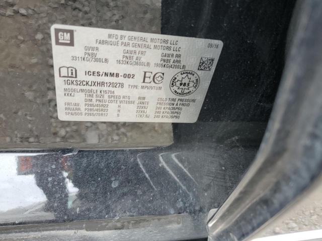 1GKS2CKJXHR120278 GMC YUKON DENALI