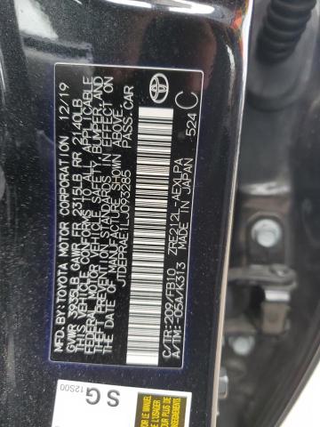 JTDEPRAE1LJ093285 Toyota COROLLA LE