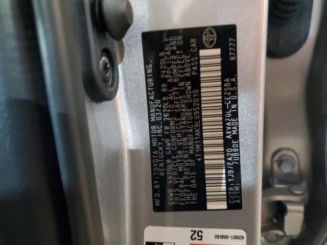 4T1M11AK9LU952010 Toyota CAMRY SE