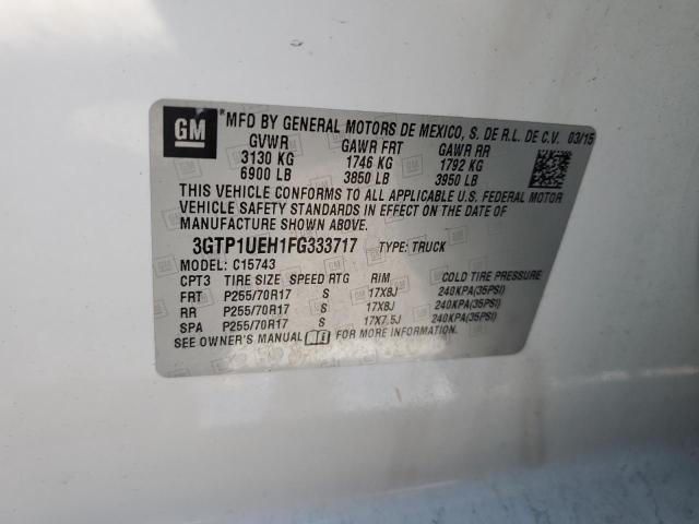 3GTP1UEH1FG333717 GMC Sierra C1500 Sle