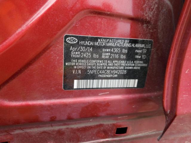 5NPEC4AC8EH942028 Hyundai SONATA SE