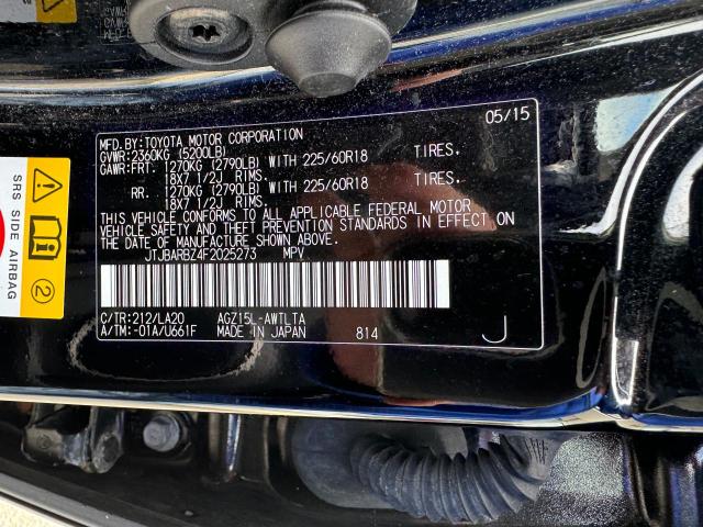 JTJBARBZ4F2025273 Lexus NX 200T