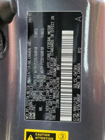 2T2BK1BA2FC343496 Lexus Rx 350 Base
