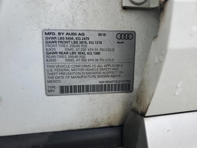 WA1BNAFY6J2197706 Audi Q5 Premium Plus