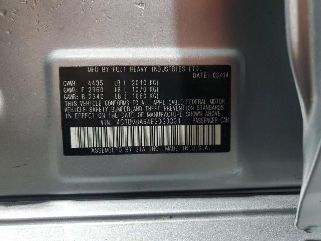 4S3BMBA64E3030331 Subaru Legacy 2.5i