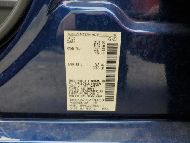 1N4BL4BV2LC234410 Nissan ALTIMA S