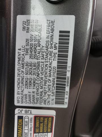 5J8TC2H64NL016220 Acura Rdx A-spec