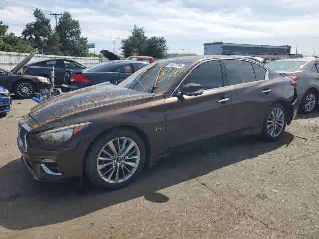 2018 Infiniti Q50 Luxe მანქანა იყიდება აუქციონზე, vin: JN1EV7AR2JM442188, აუქციონის ნომერი: 56878154