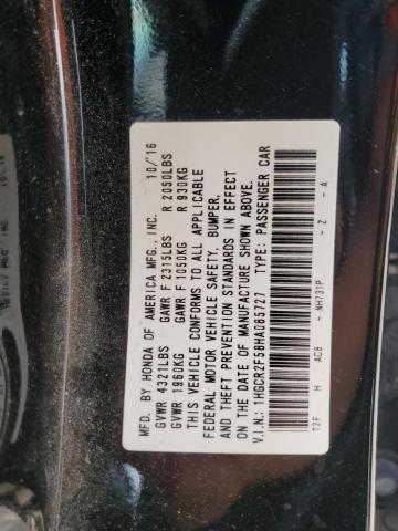1HGCR2F58HA085727 Honda Accord Sport