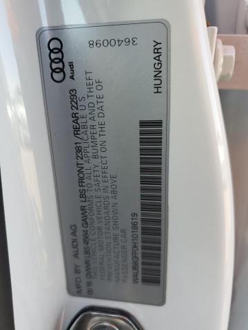 WAUB8GFF0H1018619 Audi A3 PREMIUM