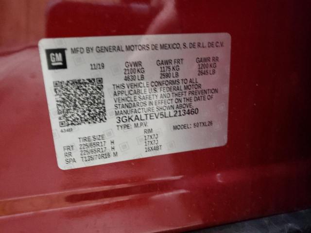3GKALTEV5LL213460 GMC Terrain Sle