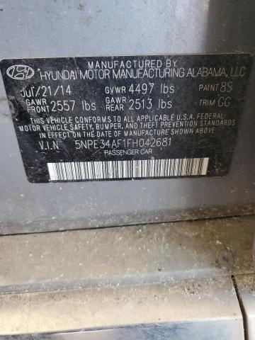 5NPE34AF1FH042681 Hyundai Sonata Sport