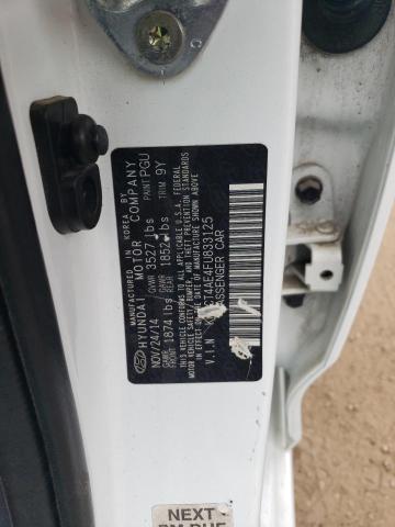 KMHCT4AE4FU833125 Hyundai ACCENT GLS