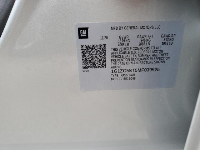 1G1ZC5ST5MF039925 Chevrolet MALIBU LS