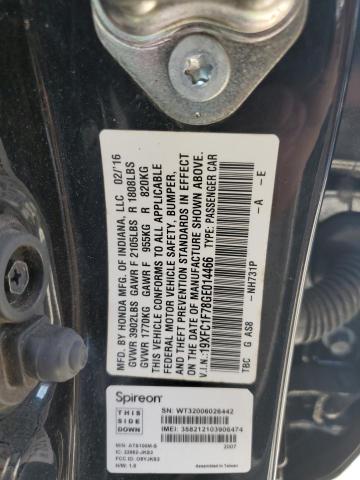 19XFC1F78GE014466 Honda CIVIC EXL