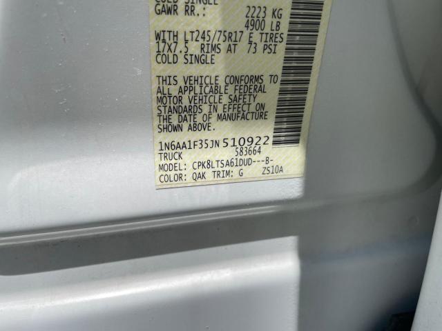 1N6AA1F35JN510922 Nissan TITAN XD S