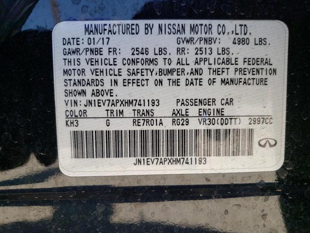 JN1EV7APXHM741193 Infiniti Q50 Premium