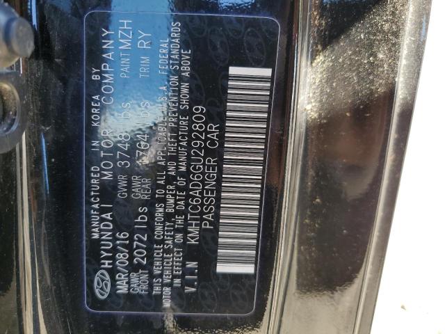 KMHTC6AD6GU292809 Hyundai Veloster