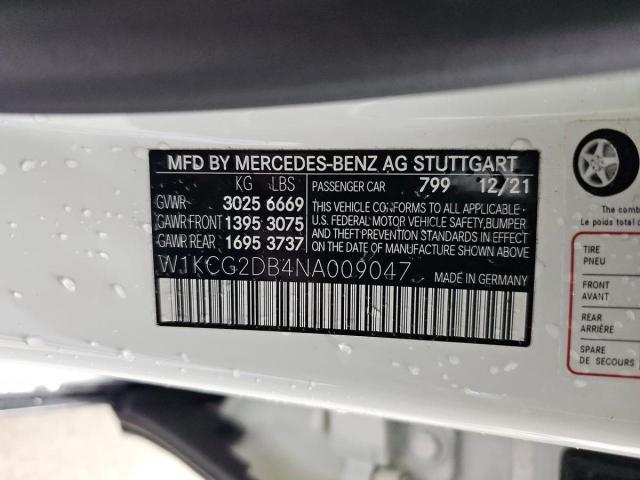W1KCG2DB4NA009047 Mercedes-Benz Eqs Sedan 450+
