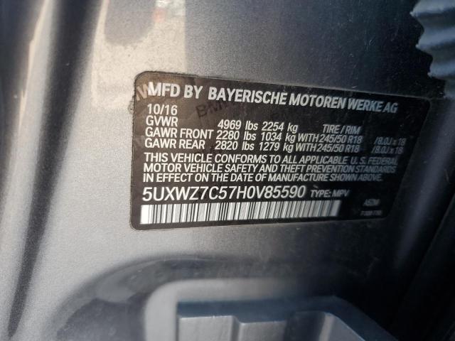 5UXWZ7C57H0V85590 BMW X3 Sdrive28i