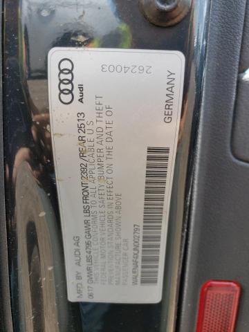 WAUENAF4XJN002797 Audi A4 Premium Plus